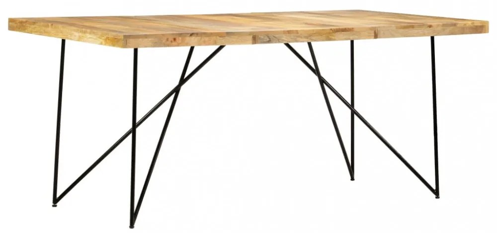 tömör mangófa étkezőasztal 180 x 90 x 76 cm