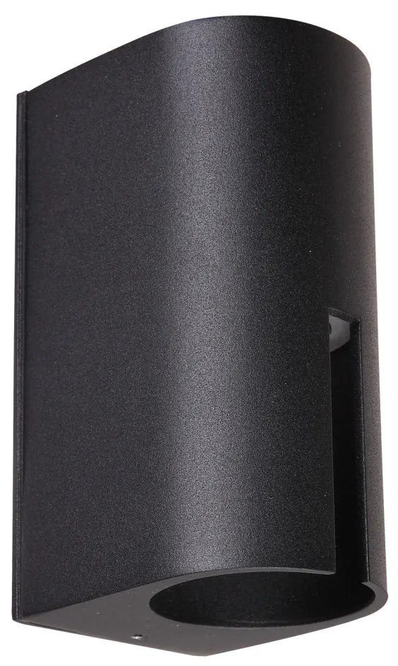 ITALUX 603-BK-9 ROVIGO Modern Kültéri Fali Lámpa Fekete LED IP44
