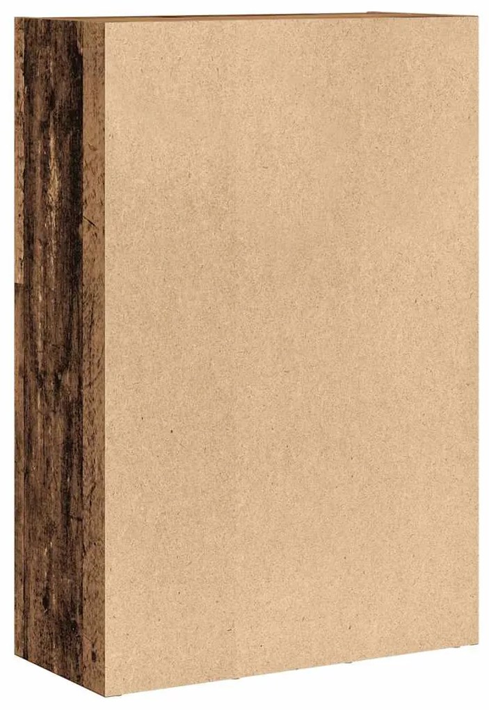 Régi fa szerelt fa könyv-/tálalószekrény 66 x 30 x 98 cm
