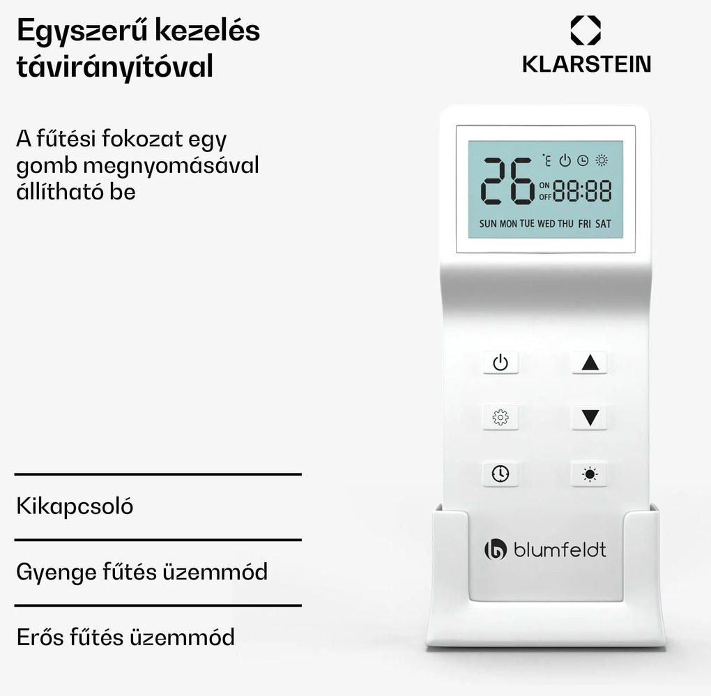 Blumfeldt Cosmic Beam infravörös fali fűtőtest, kültérre, 5 és 50 fok között, IP44, 25 m²-ig