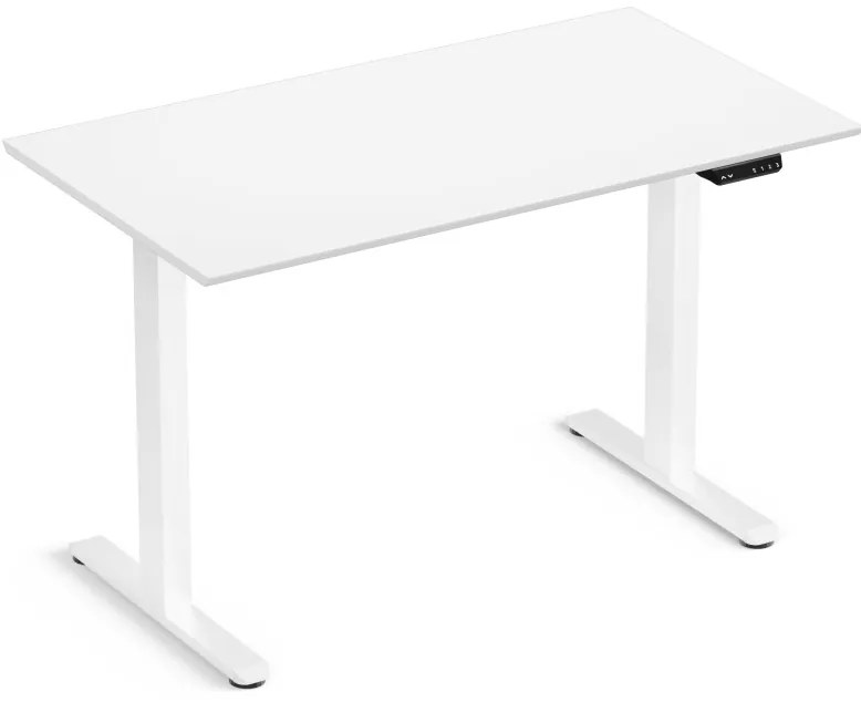 Elektromosan állítható magasságú íróasztal 120x67cm fehér | LVN System Control Flex+