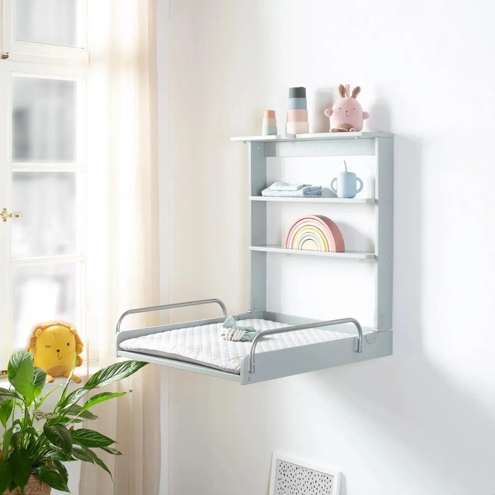 Zöld-szürke függő pelenkázó Roba style - Roba