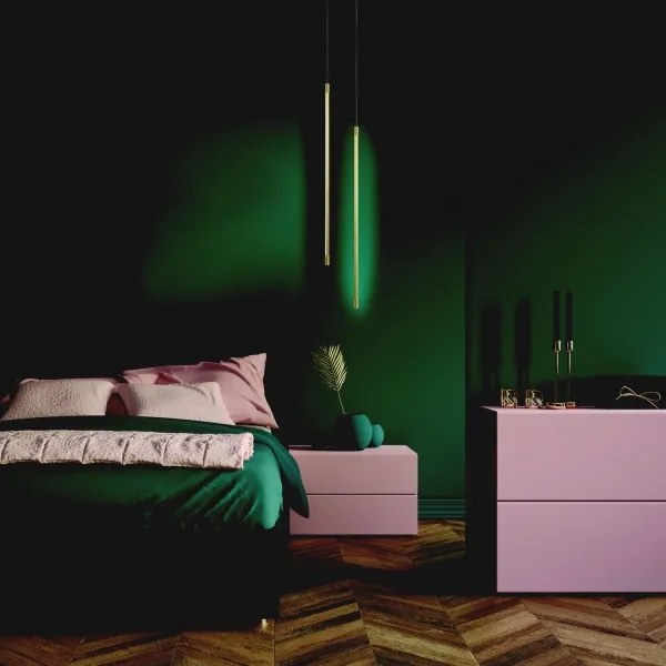 Zambelis 20122 - LED Csillár zsinóron LED/12W/230V arany