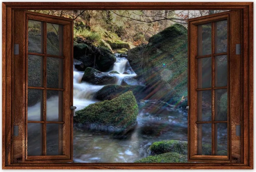 Poszterek 90x60 Látvány Hegyi folyó