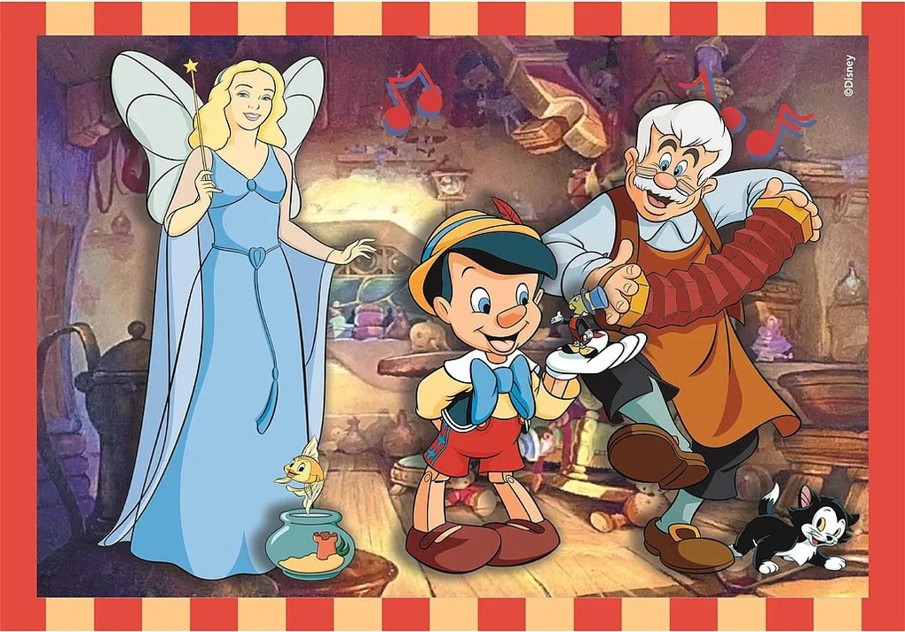Disney Classics Tale 4 az 1-ben puzzle Clementoni