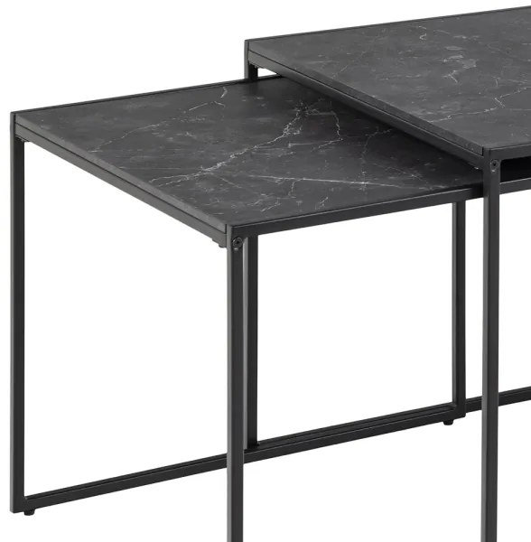 ALMA 3 részes dohányzóasztal szett antracit