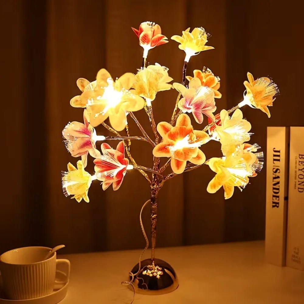 Lámpa Led Lámpa Fa fa liliom arany bonsai Ajándék Nőnap 6