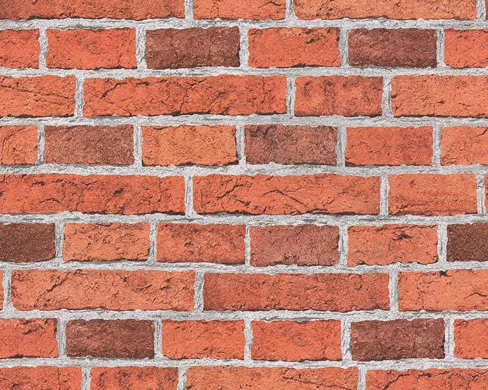 Fali tapéta piros régi tégla fal papír tapéta