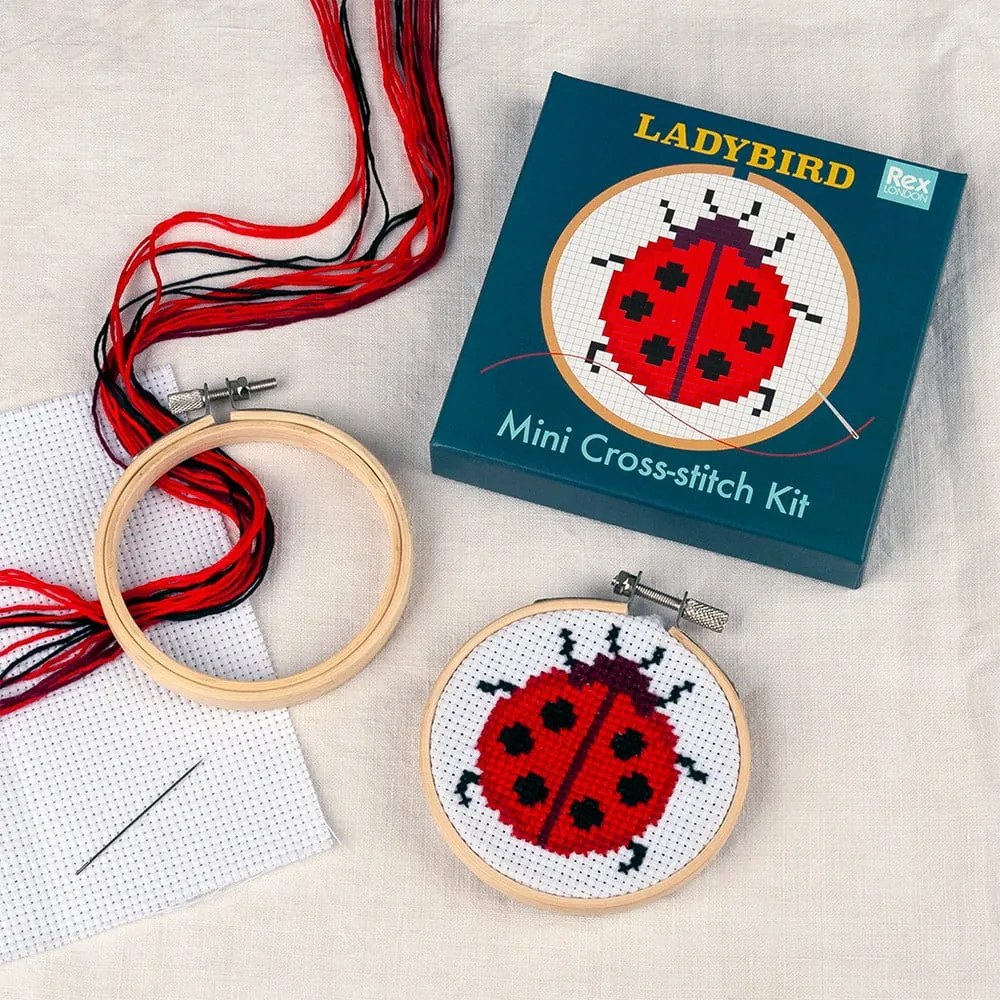 Kreatív készlet Cross-stitch Kit Ladybird – Rex London