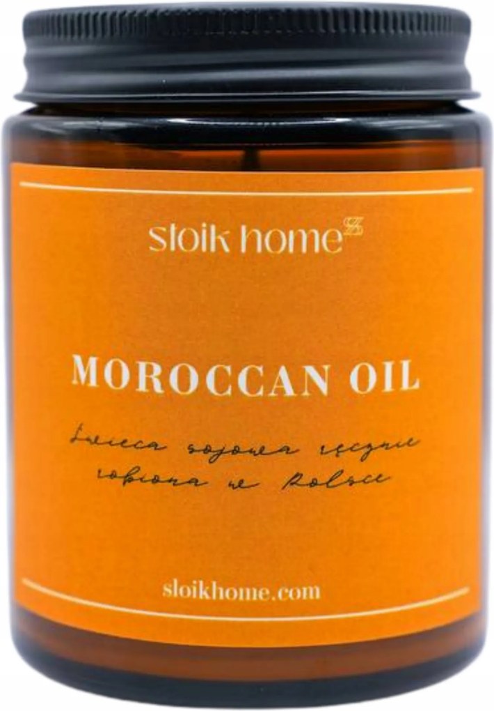 Szójagyertya Moroccan Oil keleti illatgyertya 150ml Słoik Home