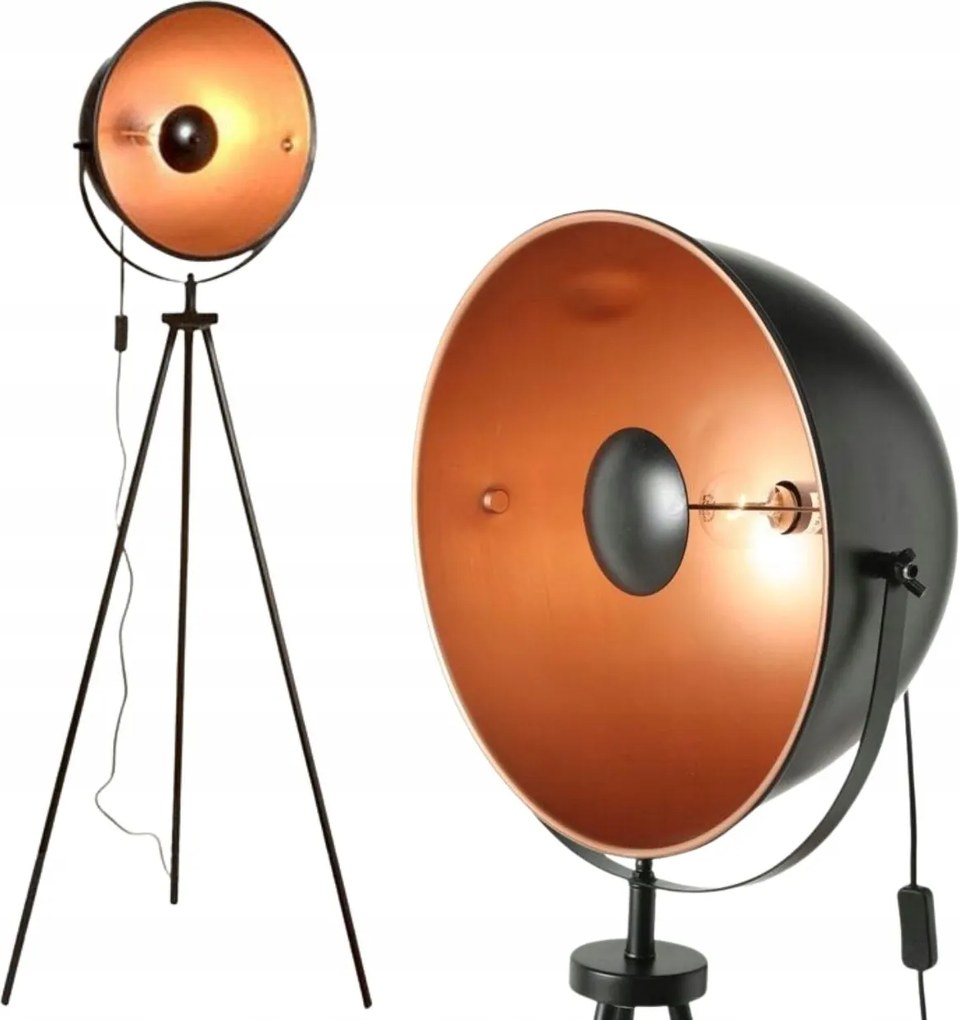Háromlábú Állólámpa 40W Loft Modern Nappali Reflektor 160 CM