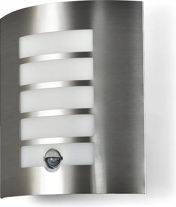 Kültéri fali lámpa mozgás- és szürkületérzékelővel E27 LED-hez