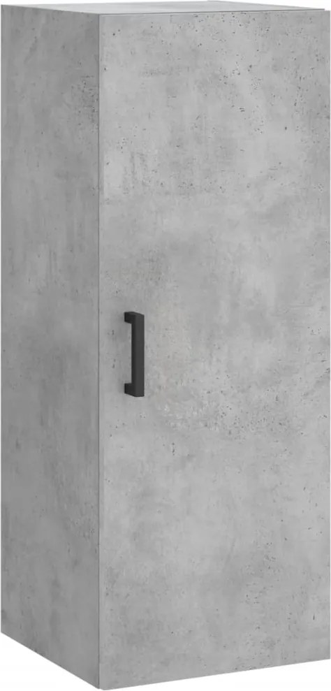 vidaXL betonszürke fali szekrény 34,5 x 34 x 90 cm