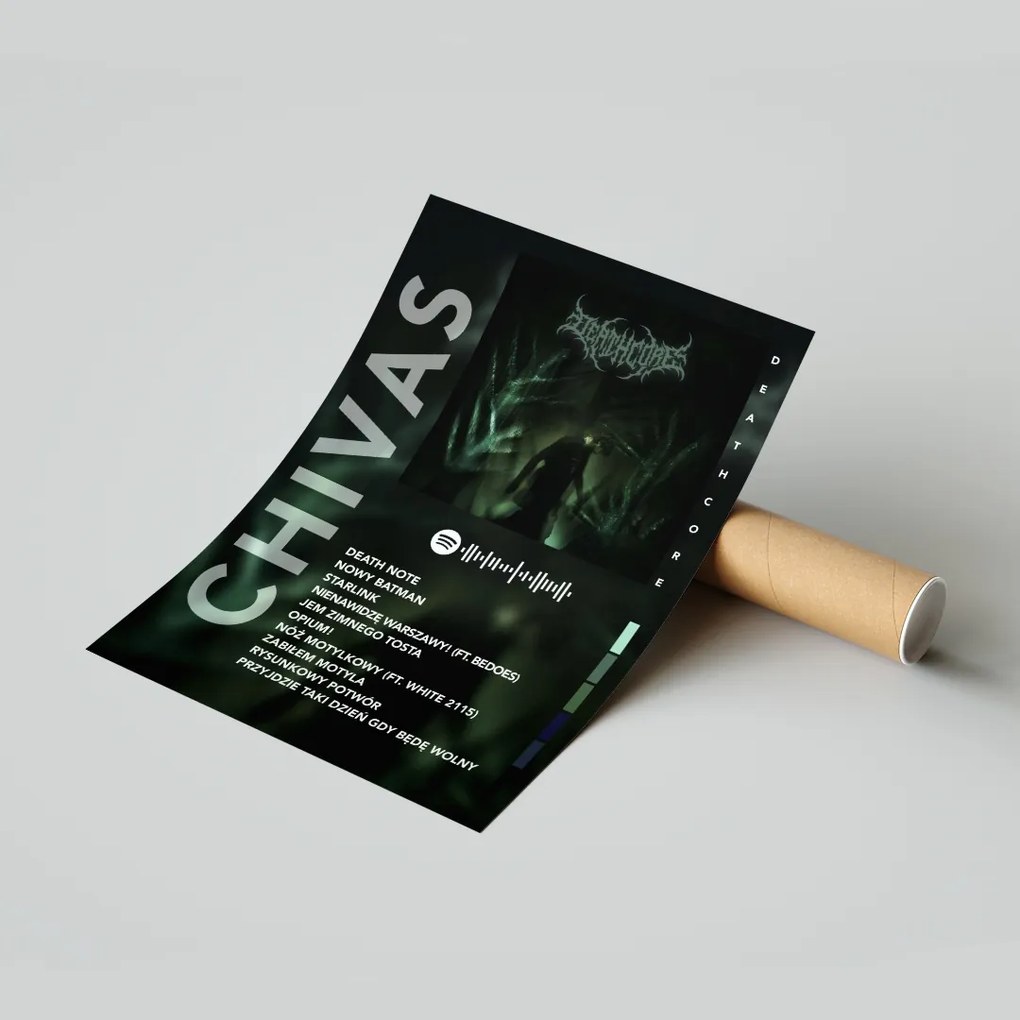 Poszter Album Chivas Deathcore 20x30 cm Ajándék ötlet