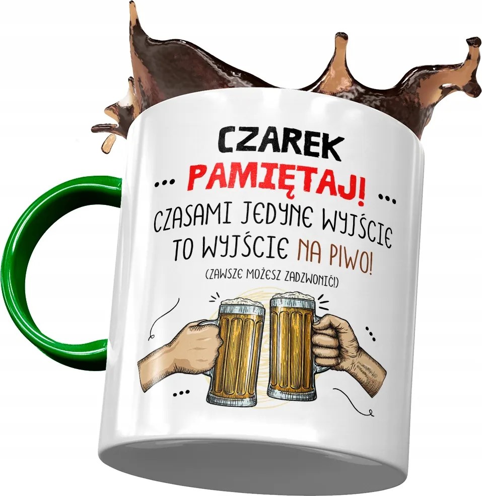 Zöld Bögre Caesar Boszorkánynak Ajándék Nyomtatott Fotóval