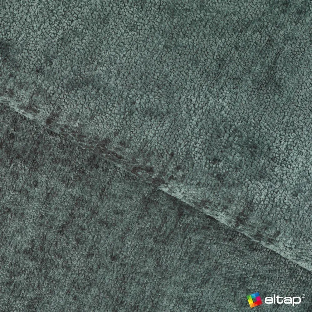 Zöld zsenília kinyitható-tárolóhelyes kanapé bal oldali 223 cm Fabillo – ELTAP