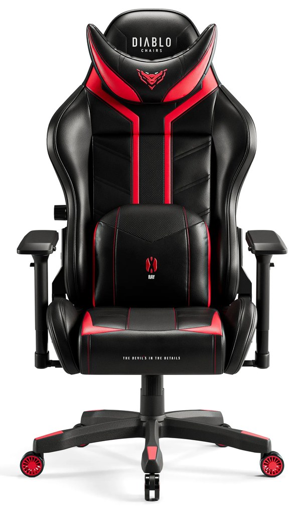 Diablo X-Ray 2.0 King Size gamer szék: fekete-piros