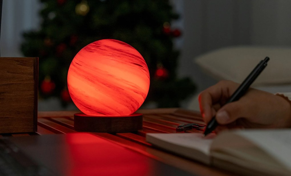 AstraGlass RGB lámpa, több változatban - Gingko variáns: Galaxy Breeze - kicsi