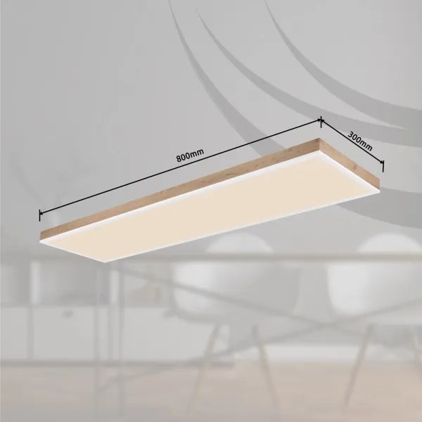 Globo 416080WWD5-CCT- LED dimmelhető mennyezeti DORO LED/36W/230V 2700-6500K + távirányító barna