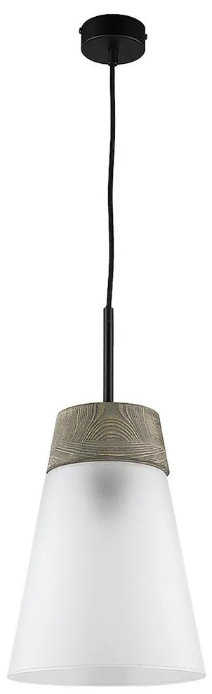 Jupiter 1651 - Csillár zsinóron DOMINO 1xE27/60W/230V fehér