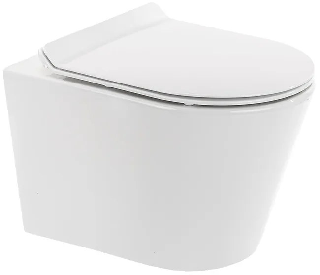Ride fali, rimless WC soft close ülőkével