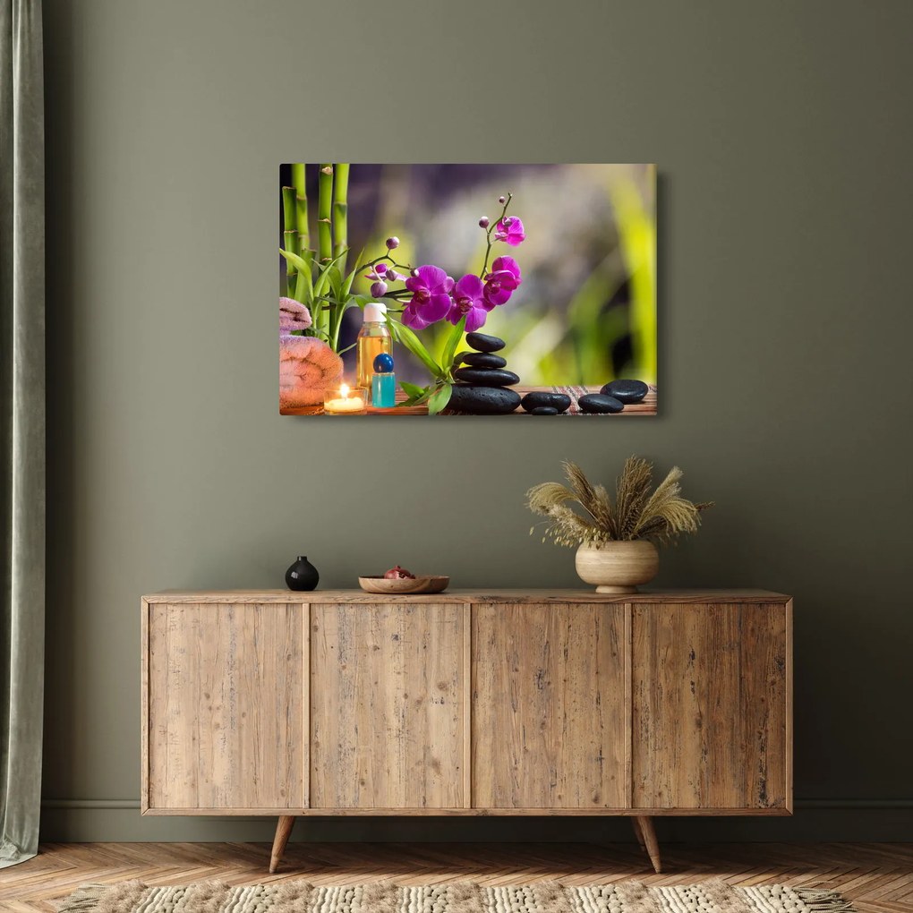 Kép - spa and stones (90x60 cm)