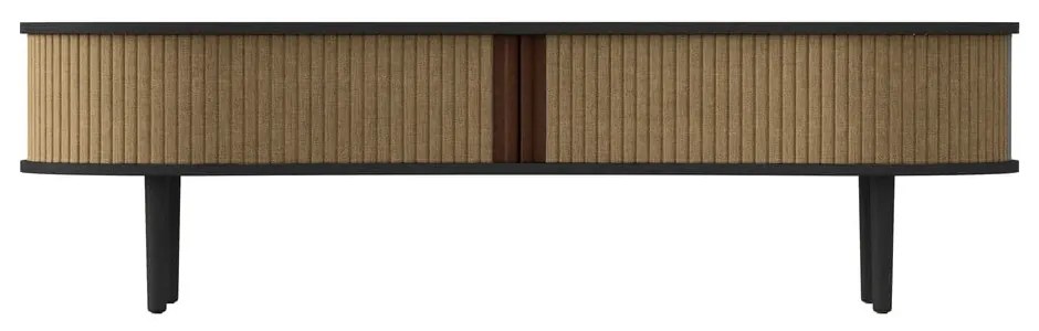 Barna TV-állvány tölgyfa dekorral 140x40 cm Audacious – UMAGE