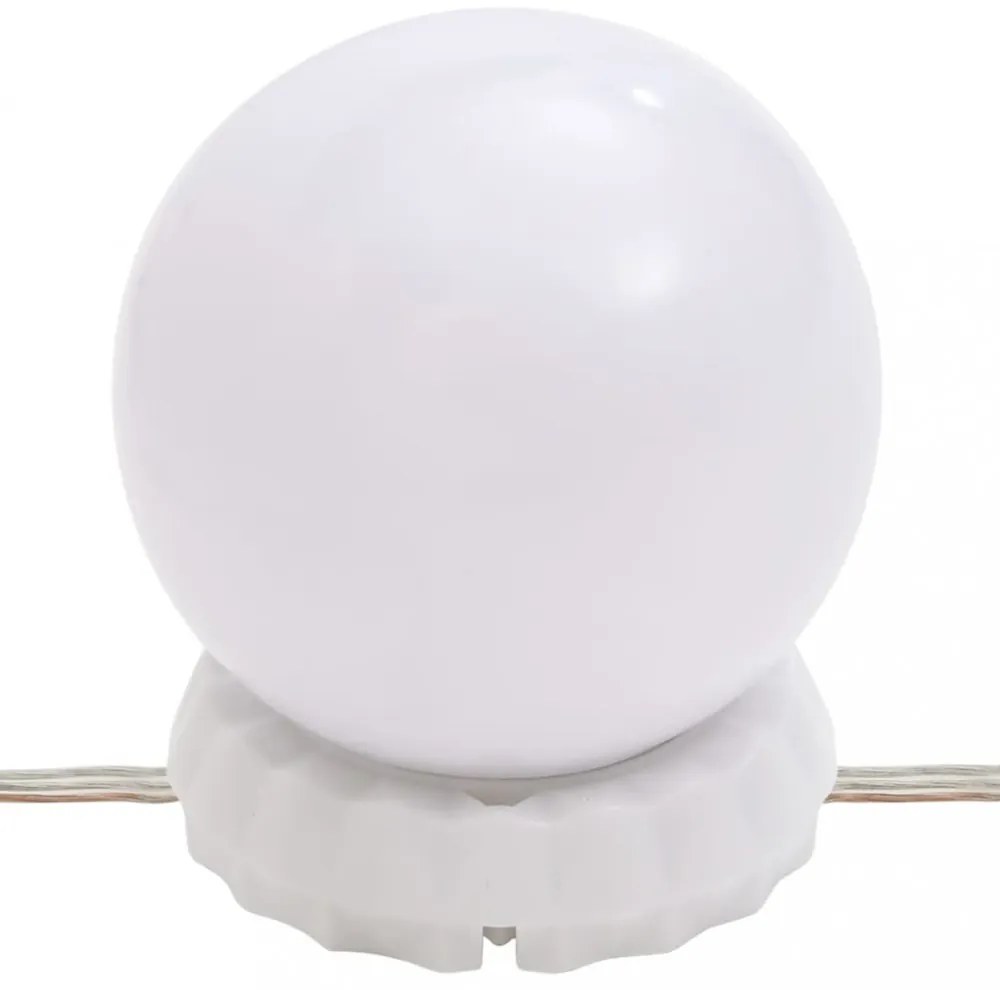 füstös tölgy színű tükrös szekrény LED-ekkel 90 x 31,5 x 62 cm