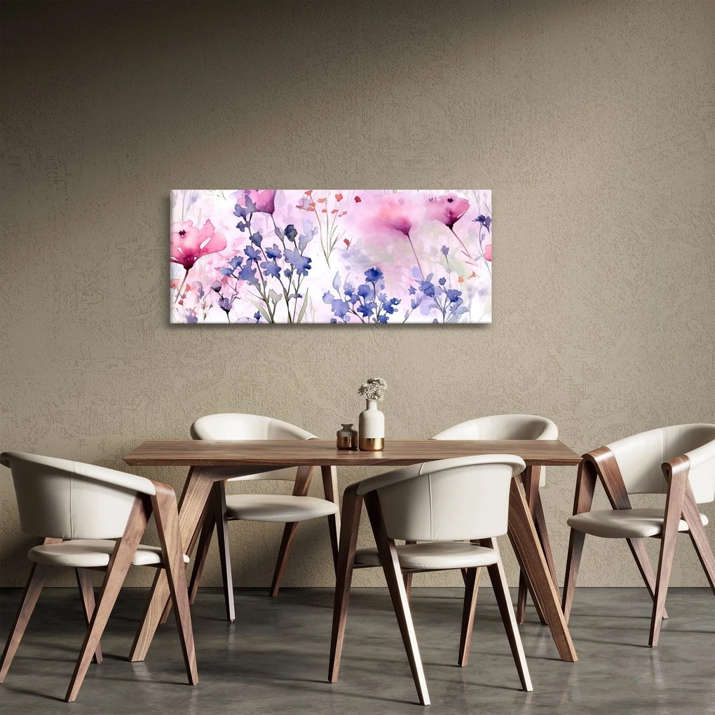 Kép - Akvarell rét (120x50 cm)