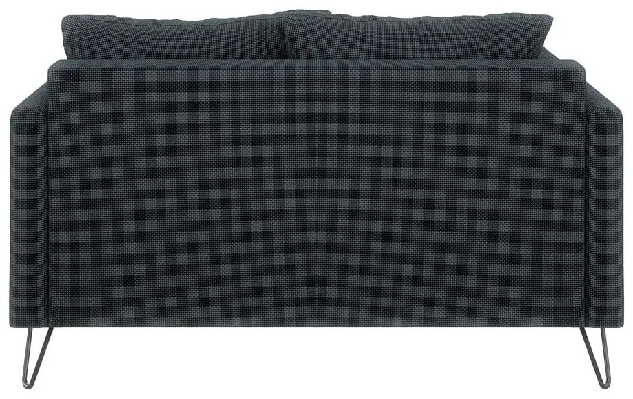 Sötétszürke zsenília kanapé 140 cm Freya – Ropez
