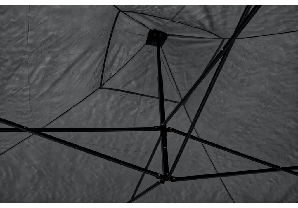 Cattara 13342 Party sátor ollós Waterproof, szürke, 3 x 3 m