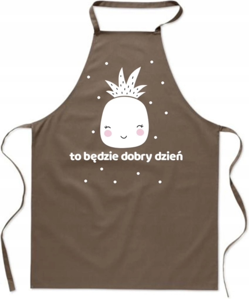 Pamut Kötény Nyomtatott Konyhai Ez Lesz A Jó Nap Ananász kawaii