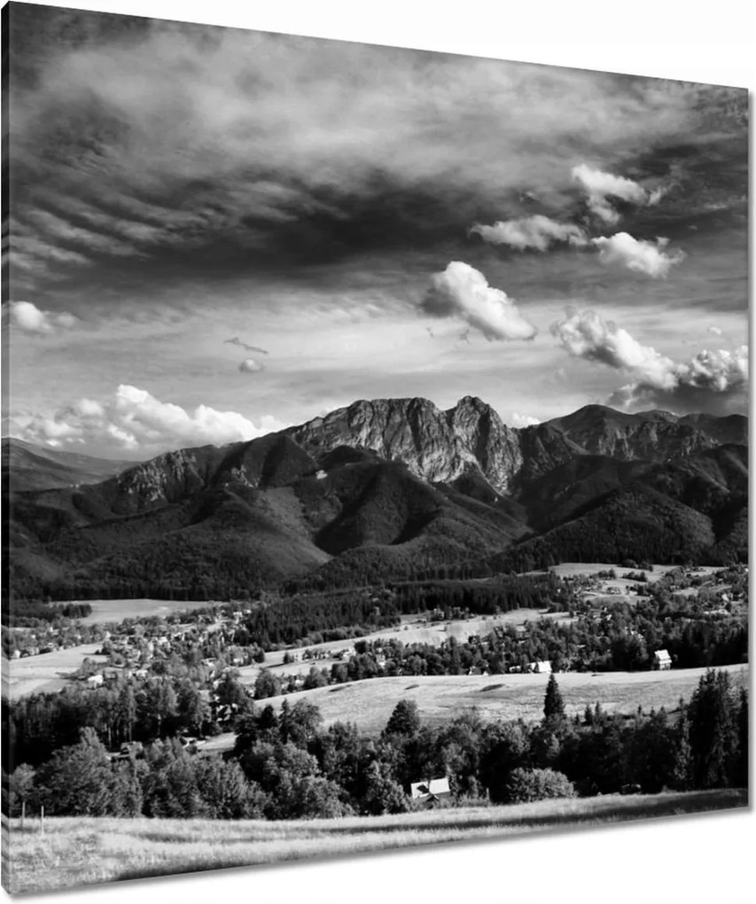 Vászonkép 90x90 Tátra Lengyel hegyek Kilátás