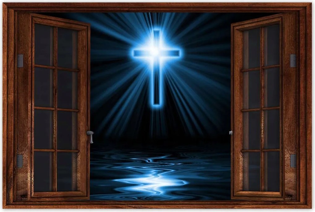 Poszterek 90x60 Kereszt Jézus Mennyország