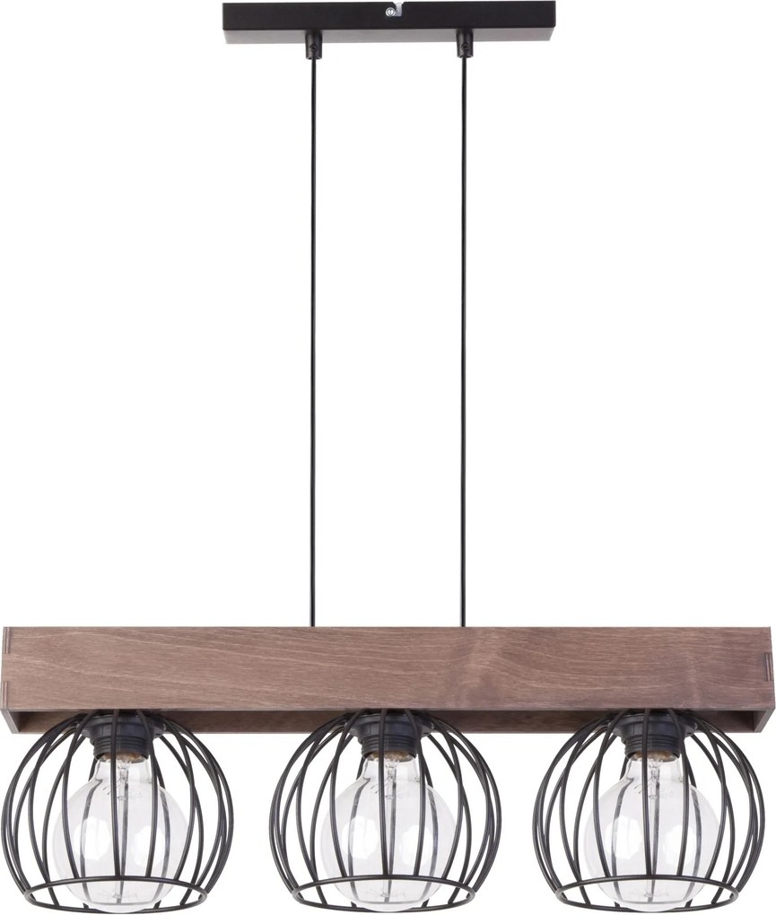 Sigma lighting loft függeszték milan barna fekete sig31574
