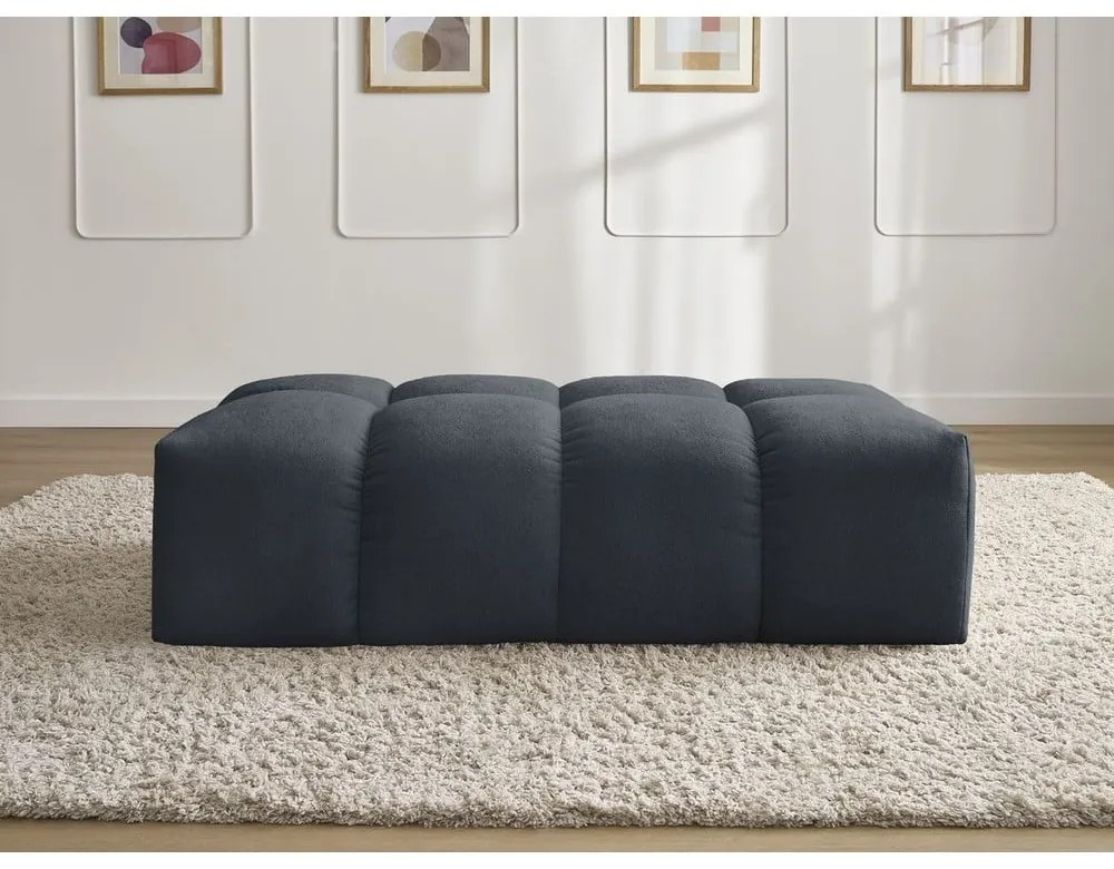 Sötétkék zsenília lábtartó Everest – Bobochic Paris