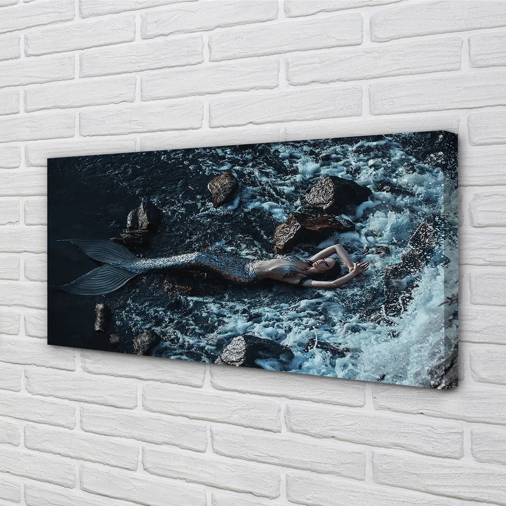 Canvas képek tenger sziréna 100x50 cm