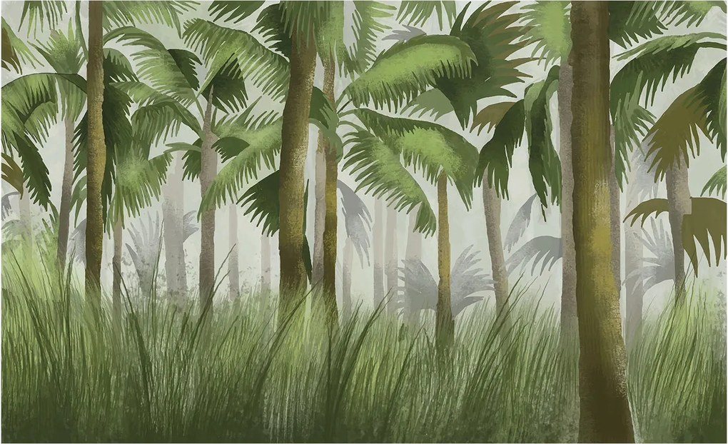 Flizelin tapéta Flizelin falikép Prémium Trópusi erdő 416x254