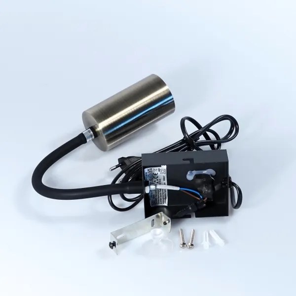 Globo 57911WM - Flexibilis fali lámpa ROBBY 1xGU10/25W/230V fekete/rez