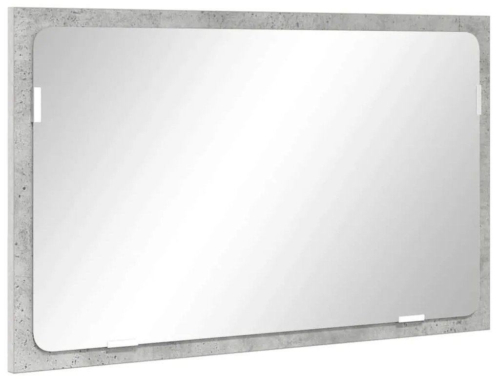 vidaXL Fürdőszoba bútor szett fiókkal tárolóval Beton Szürke Faanyag