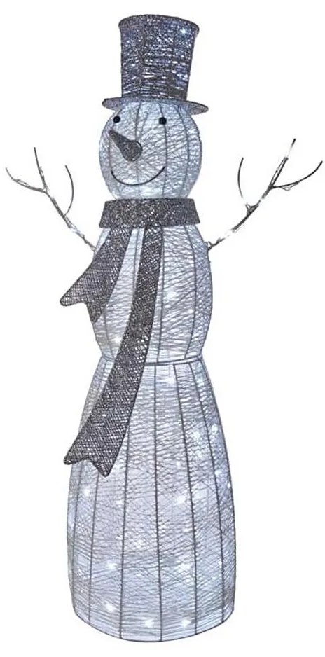 LED Karácsonyi dekoráció 120xLED/2,8W/230V 124 cm hóember