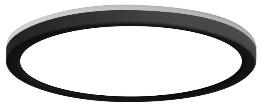 ITALUX 5902854537594 CORTE Kerek Mennyezeti Lámpa Fehér, Fekete LED IP20