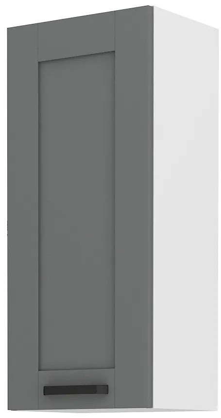 Felső konyhaszekrény Lucid 40 G 90 1F (dustgrey + fehér). 1045557