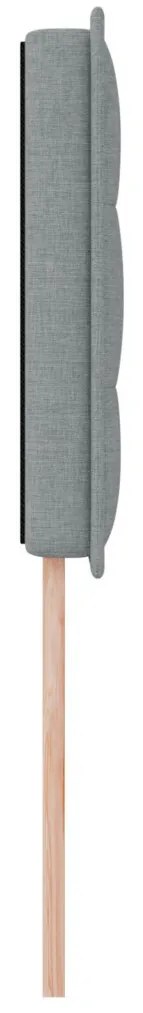 Fejtámla Vonalak Mintával Világosszürke 90 cm Szövet