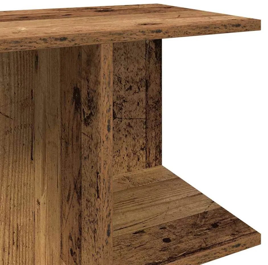 éjjeliszekrények 2 db régi fa 46,5x29x61 cm gépelt fa