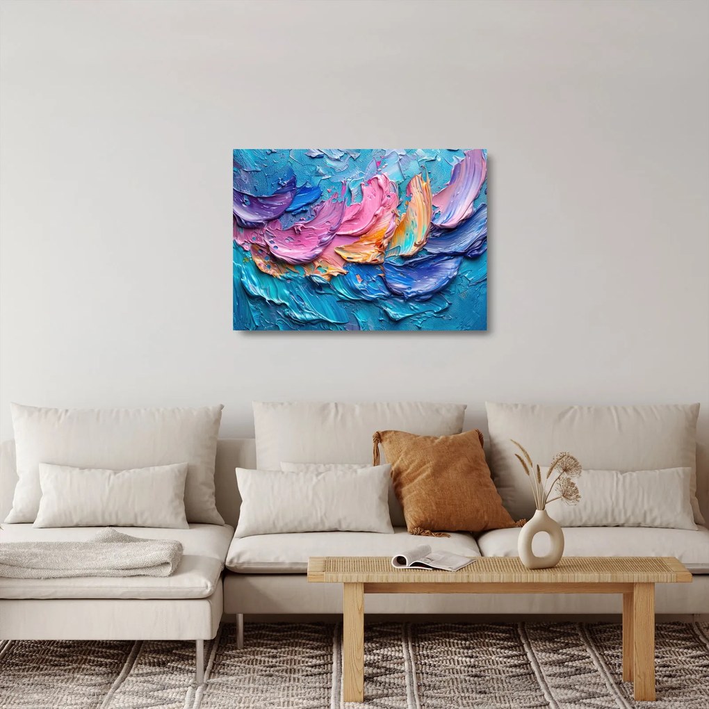 Üveg kép - Olajfestmény (70x50 cm)
