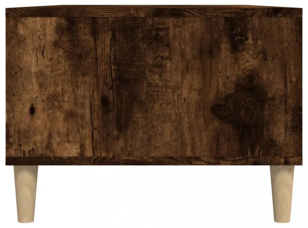 füstös tölgy színű fatermék dohányzóasztal 90x50x36,5 cm