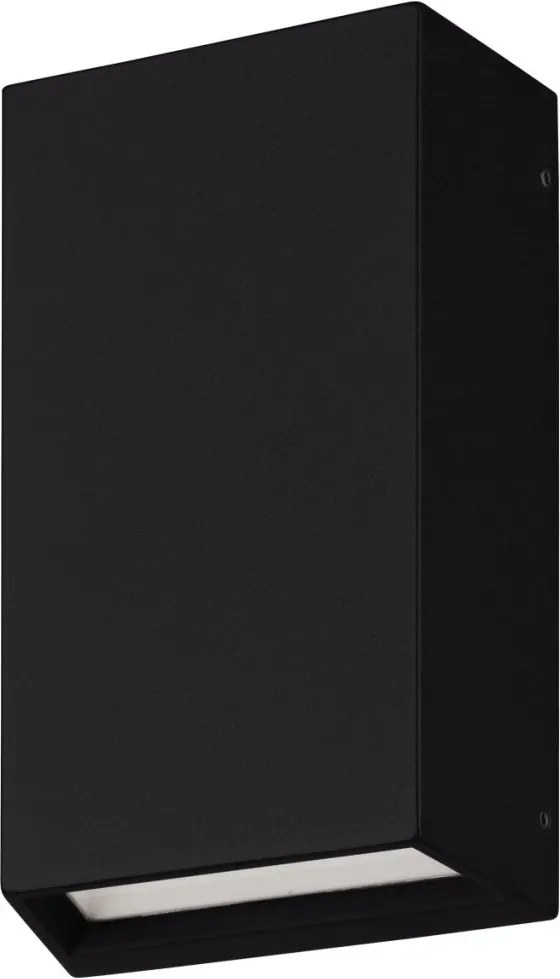 EGLO 900886 SPONGANO Modern Kültéri Fali Lámpa Fekete, Átlátszó LED IP65