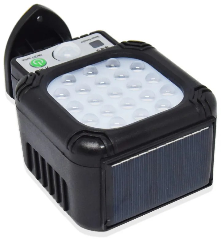 Kültéri solar LED lámpa – mozgásérzékelővel / 21 db extra fényes LED (JX-955B)