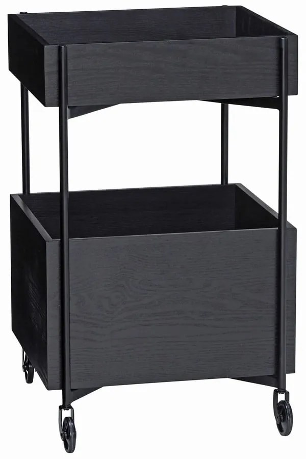 Kőrisfa kocsi kerekeken 42x37 cm Fresh - Hübsch